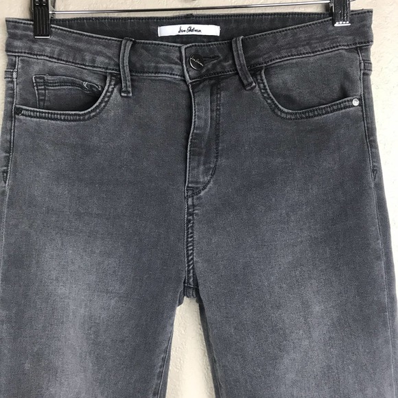 Sam Edelman Jeans "The Kitten" Mid-Rise Skinny Ankle Gray Stretchy Size 30 - Picture 2 of 15